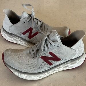 New Balance Fresh Foam 1080v10 Running Shoe Summer Fog Crimson Mens 8 D Sneaker